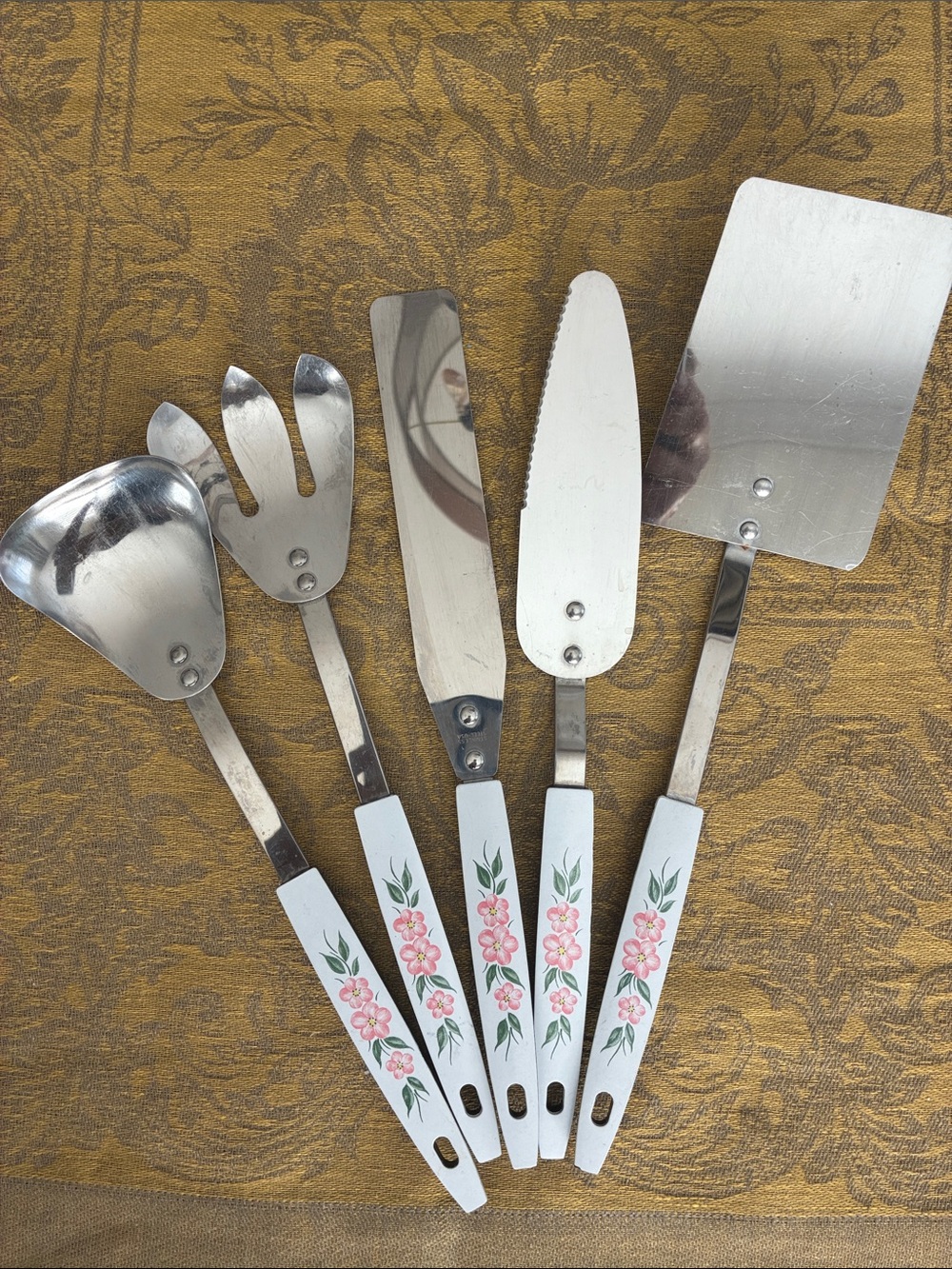 Retro Stainless Steel USA Kitchen Utensils
